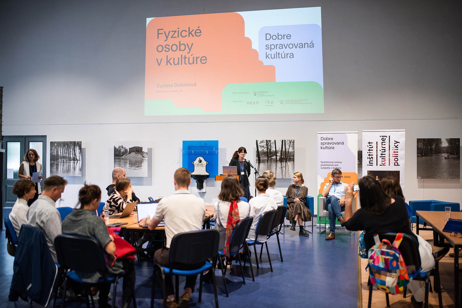 Stretnutie kultúrnej verejnosti k Zákonu o kultúre počas konferencie MK SR Dobre spravovaná kultúra, september 2023